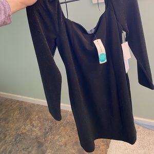 Sparkle sweater dress